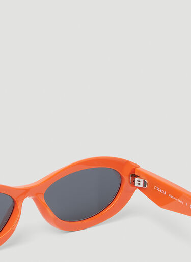 Prada Symbole Oval Sunglasses Orange lpr0253001