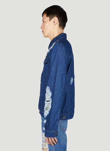 JW Anderson Distressed Denim Jacket Blue jwa0151010