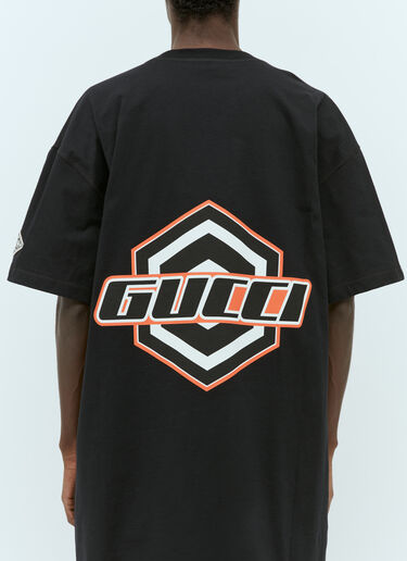 Gucci Logo Emblems T-Shirt Black guc0155059