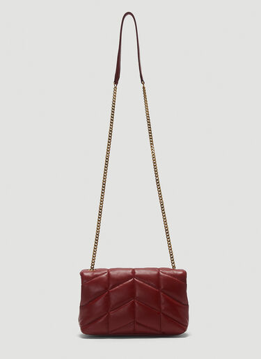 Saint Laurent Loulou Puffer Mini Shoulder Bag Red sla0243060