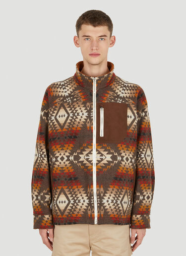 Junya Watanabe Navajo Jacket Brown jwn0150010