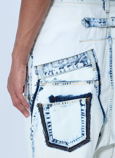 Junya Watanabe Deconstructed Panelled Denim Trousers White jwn0164004