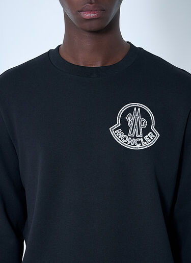 Moncler 徽标图案运动衫  黑色 mon0160027