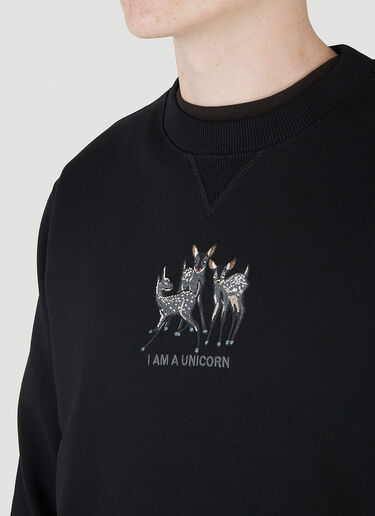 Burberry I Am A Unicorn Sweater Black bur0145060