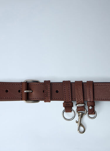 Miu Miu Tobacco Leather Belt Brown miu0164039