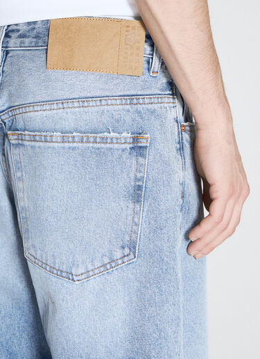 MM6 Maison Margiela Jeans With Built-In Jersey Drawstring Waistband Blue mmm0154007