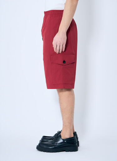 Bottega Veneta Light Cotton Twill Shorts Red bov0159002