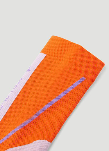 ロゴ入りロングソックス adidas by Stella McCartney ロゴ入りロングソックス オレンジ asm0254040