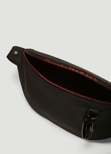 Alexander McQueen Logo Print Belt Bag Black amq0142022