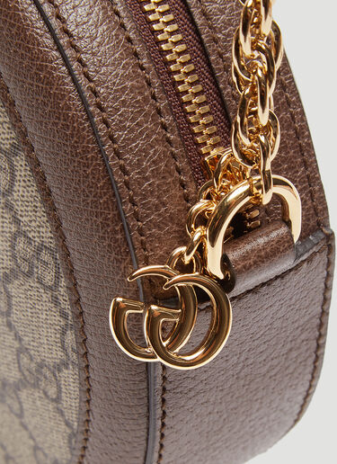 Gucci Ophidia Mini GG Round Shoulder Bag Brown guc0235008