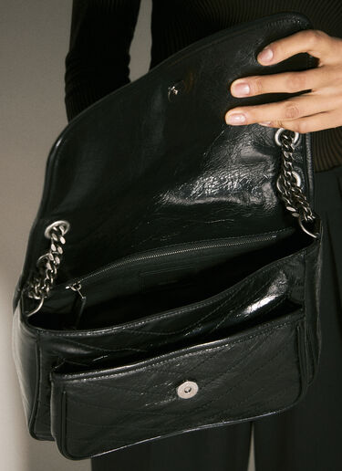 Saint Laurent Niki Medium Shoulder Bag Black sla0241061
