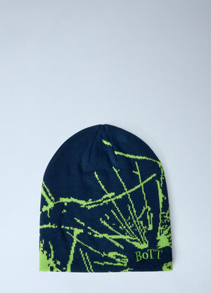 Bott Shattered Skull Beanie Hat Navy bot0165022