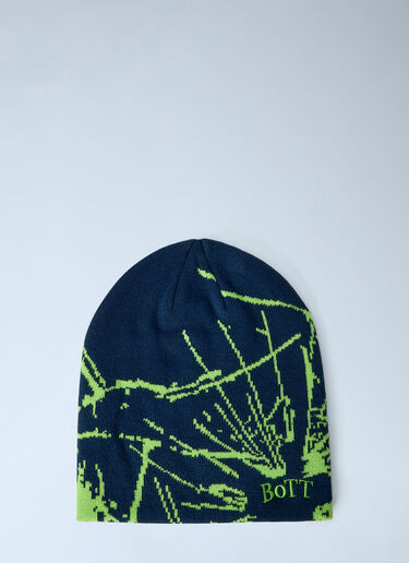 Bott Shattered Skull Beanie Hat Navy bot0165022