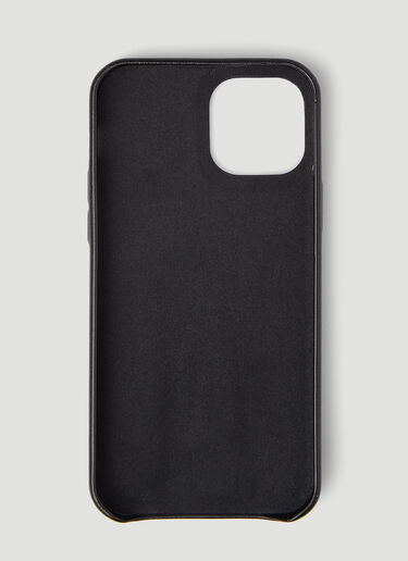 Vetements Logo iPhone 12 Pro Case Black vet0146032