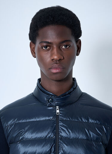 Moncler Quilted Cardigan Blue mon0160038