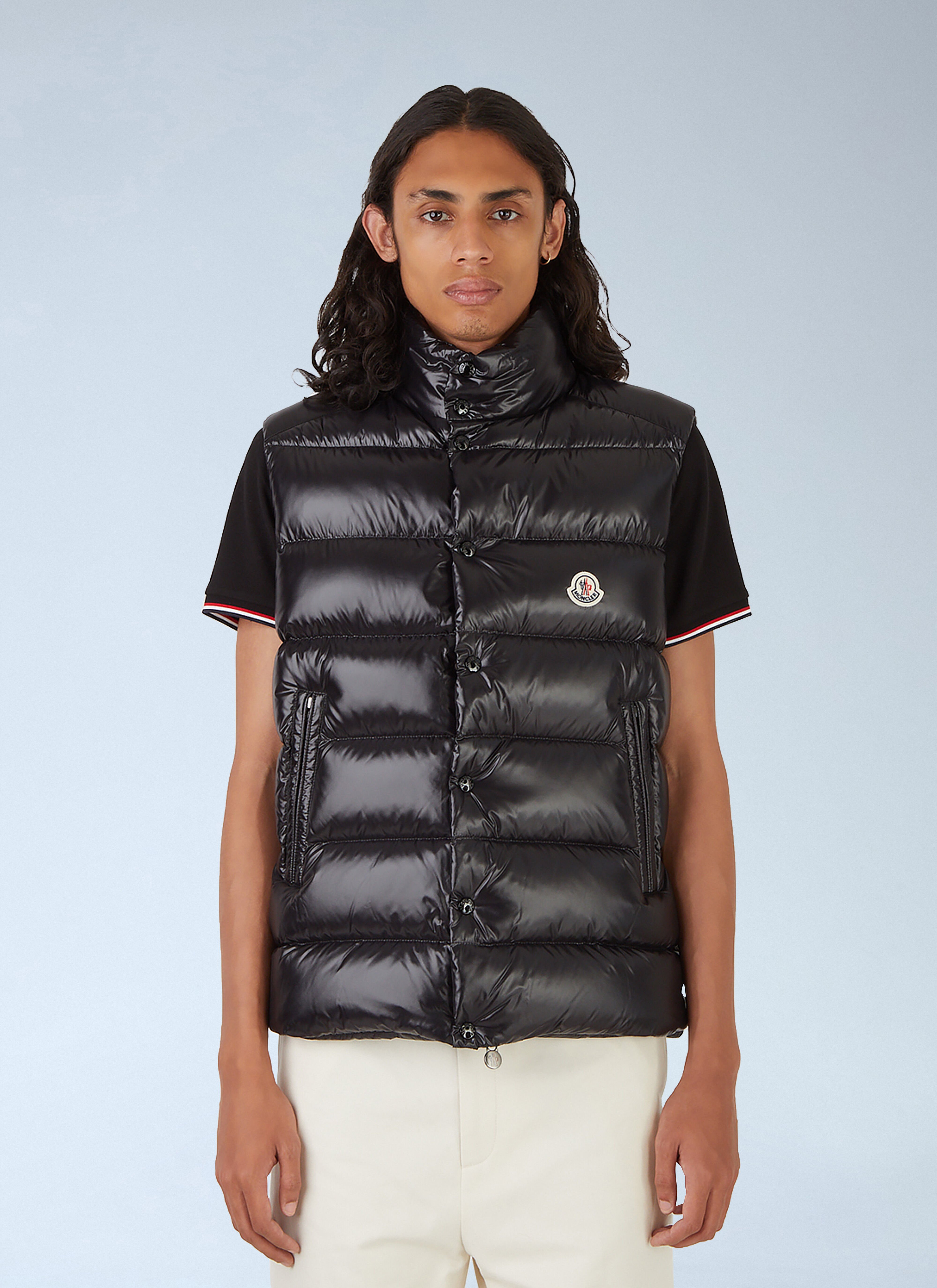 Moncler Tibb Down Vest Jacket in Black | LN-CC
