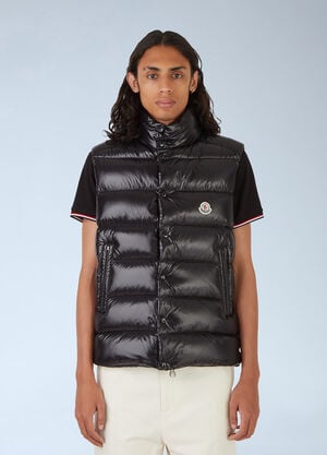 Moncler Tibb Down Vest Jacket Black mon0146015