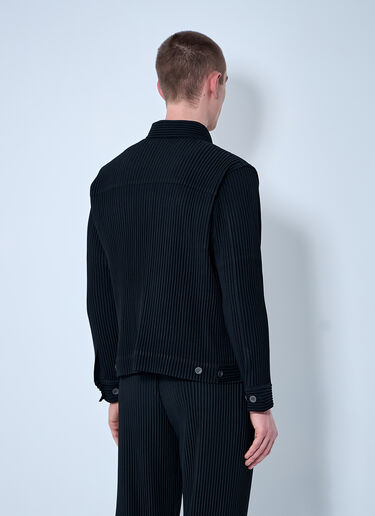 Homme Plissé Issey Miyake Pleated Jacket Black hmp0160003