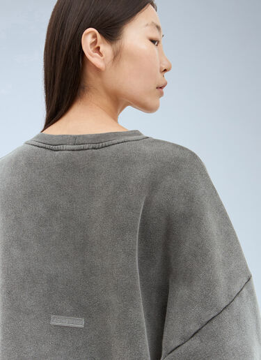 Acne Studios Logo Patch Sweatshirt Grey acn0357002