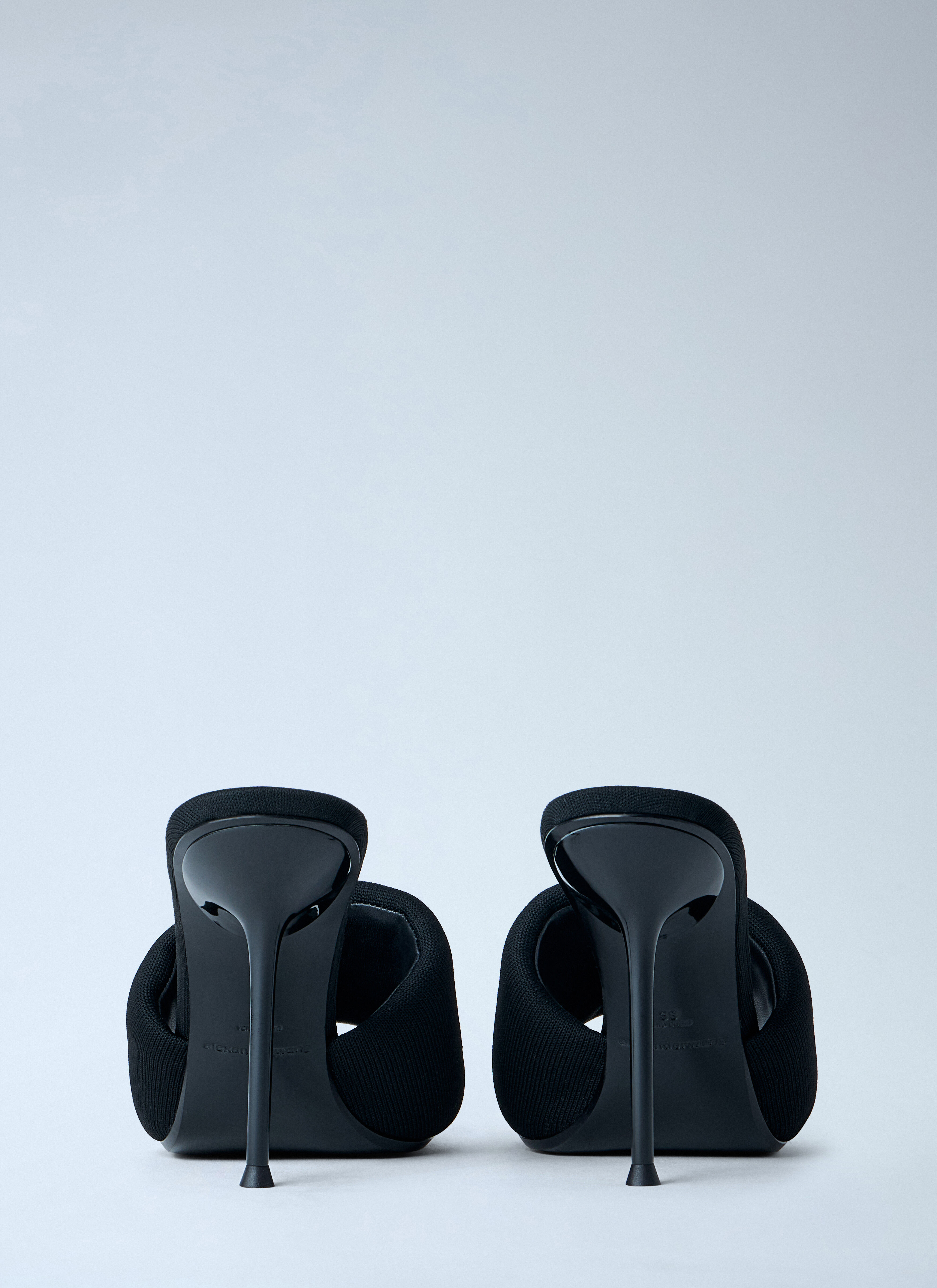 Alexander Wang Women's' Julie Slash Knit Mules in Black | LN-CC®