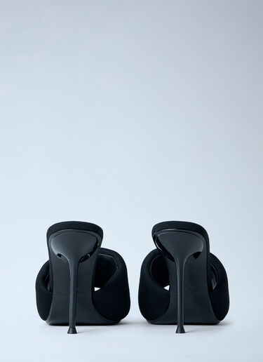 Alexander Wang Julie Slash Knit Mules Black awg0263049