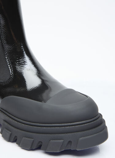 GANNI 징 박힌 미드 첼시 부츠 블랙 gan0255096