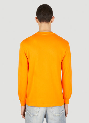 Pleasures Strain Crew Sweatshirt Orange pls0146027