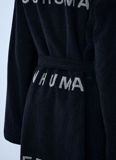 Rick Owens Beach Robe Bathrobe Black ric0263080