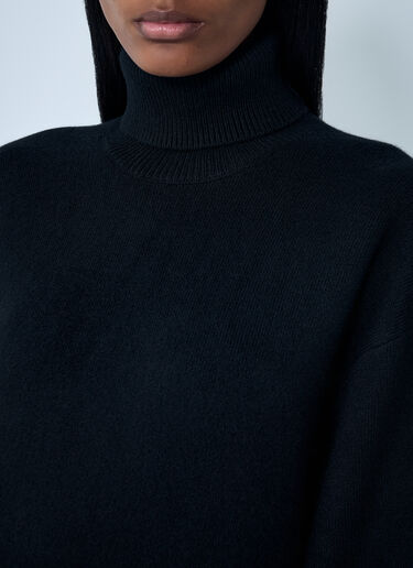 Turtleneck Mini Dress TOTEME Turtleneck Mini Dress Black tot0262032