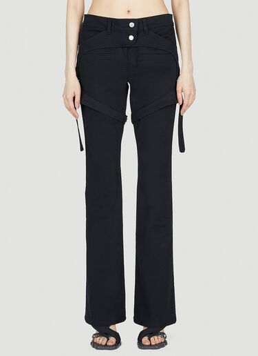 Courrèges Racer Pants Black cou0252010