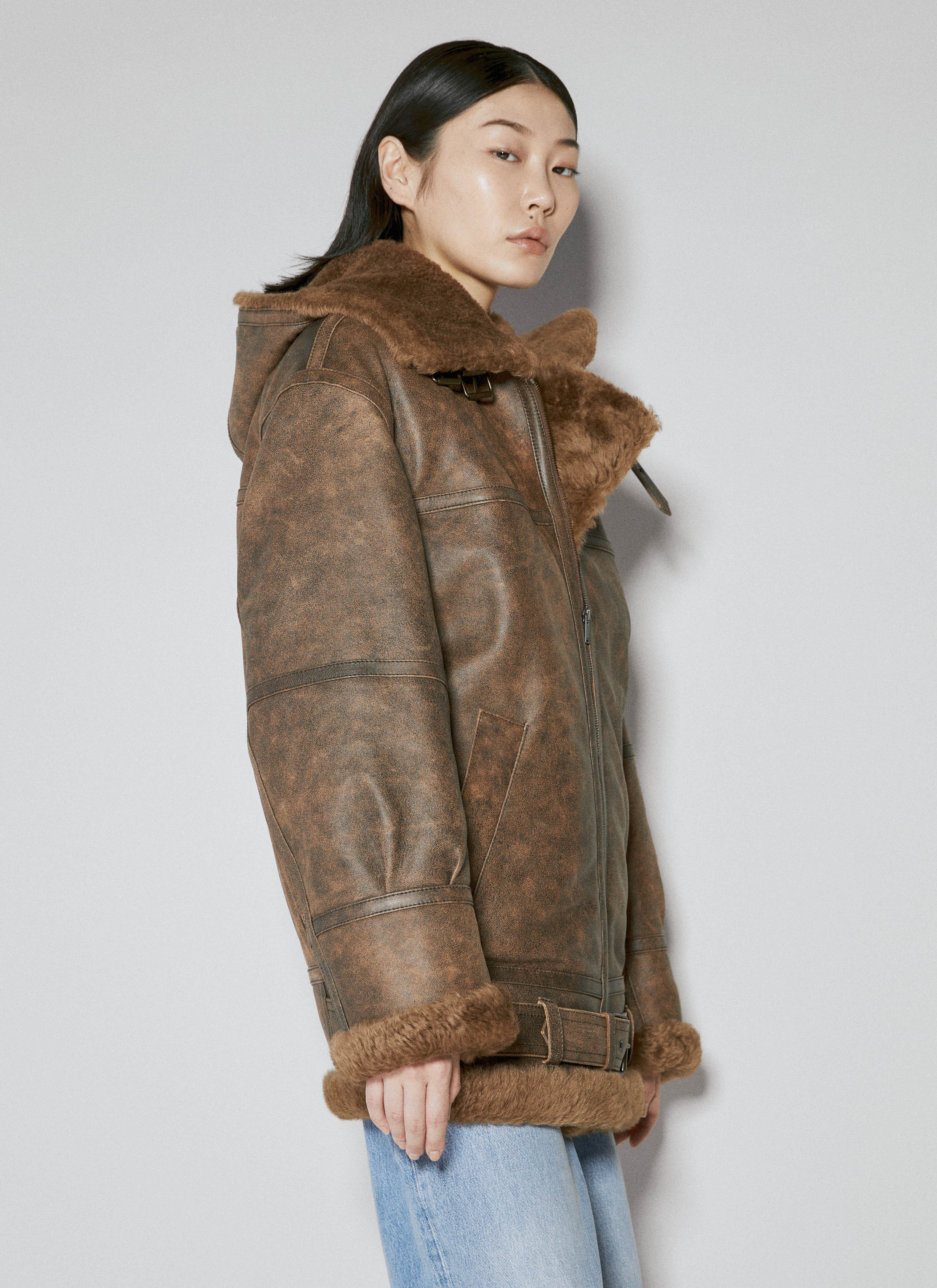 Saint laurent cheap aviator jacket