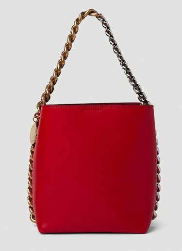 Stella McCartney Frayme Bucket Shoulder Bag Red stm0251031