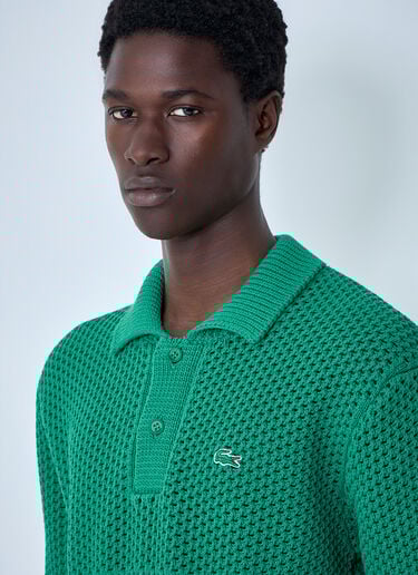 Lacoste Knit Polo Shirt Green lac0164008