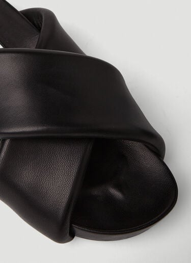 Jil Sander 패디드 샌들 블랙 jil0251038