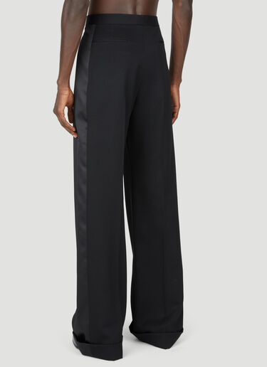 Saint Laurent Flared Tuxedo Pants Black sla0154015