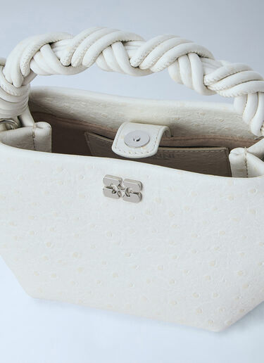 LN-CC® - GANNI: Bou Mini Handbag - White GANNI Bou Mini Handbag White gan0265054