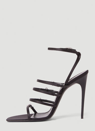 Saint Laurent Jerry High Heel Sandals Black sla0252040