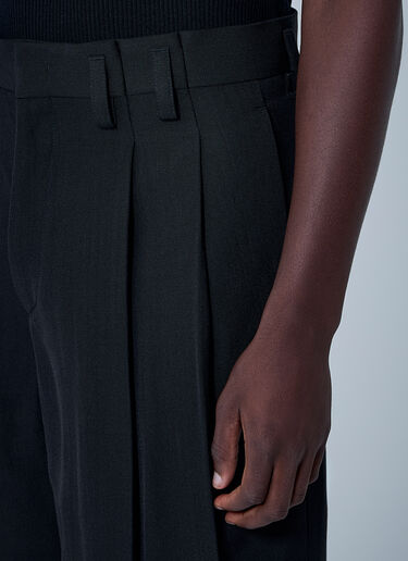 Jil Sander テーラードウールパンツ ブラック jil0160005