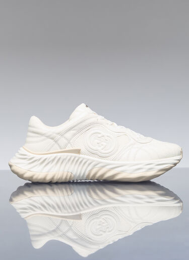 Ripple Leather Sneakers Gucci Ripple Leather Sneakers White guc0155095