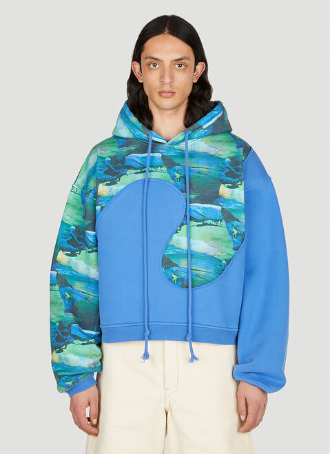HOKA Swirl Hooded Sweatshirt Yellow hok0351003
