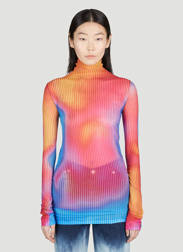Acne Studios Heat Map Motif Top Pink acn0351001