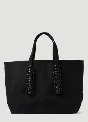 KARA Cobra Carryall Tote Bag Black kar0250004