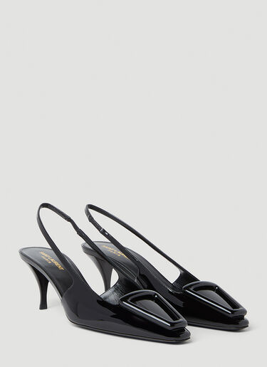 Saint Laurent 24 Kitten Heel Shoes Black sla0252044