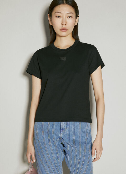 Alexander Wang ジャージーシュランクTシャツ Grey awg0255023