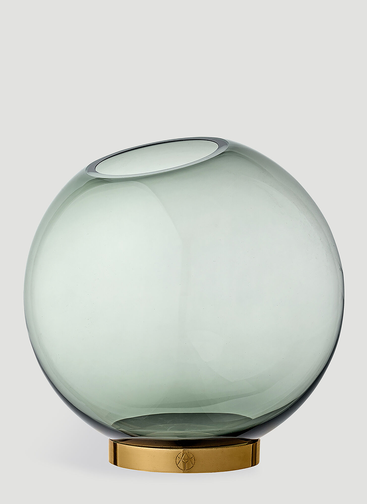 Shop Aytm Globe Vase In Green