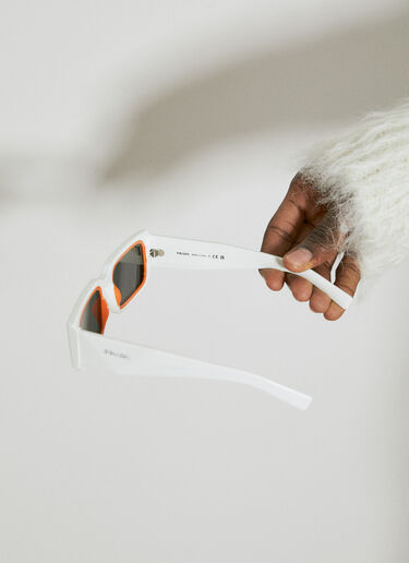 Prada Rectangular PR 06YS Sunglasses White lpr0353009