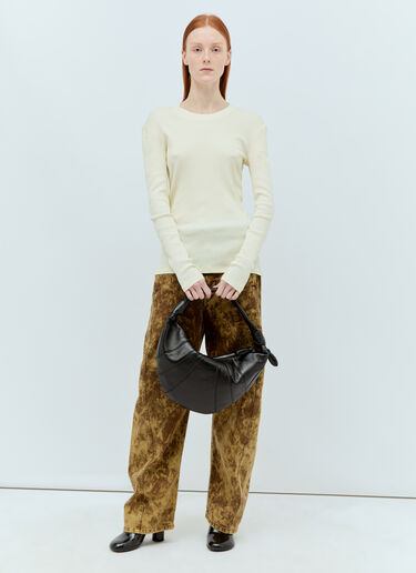 Lemaire Fortune 牛角单肩包 黑色 lem0362016