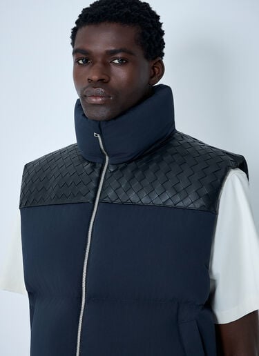 Tech Nylon Puffer Gilet Bottega Veneta Tech Nylon Puffer Gilet Navy bov0162005