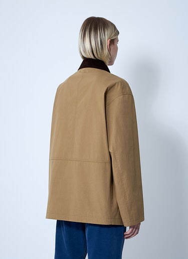 The Row Frank Jacket Brown row0260006