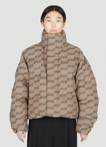 Balenciaga Monogram Puffer Jacket Beige bal0251008
